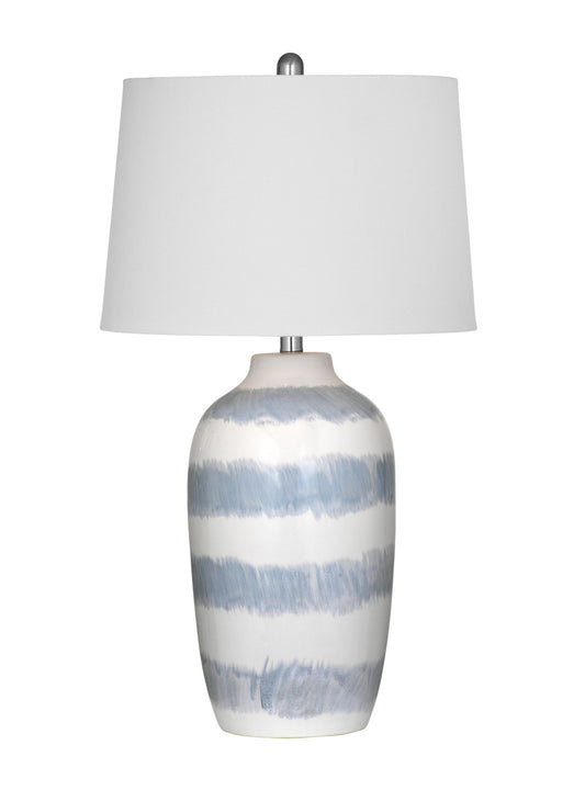 Harper - Table Lamp - White / Blue