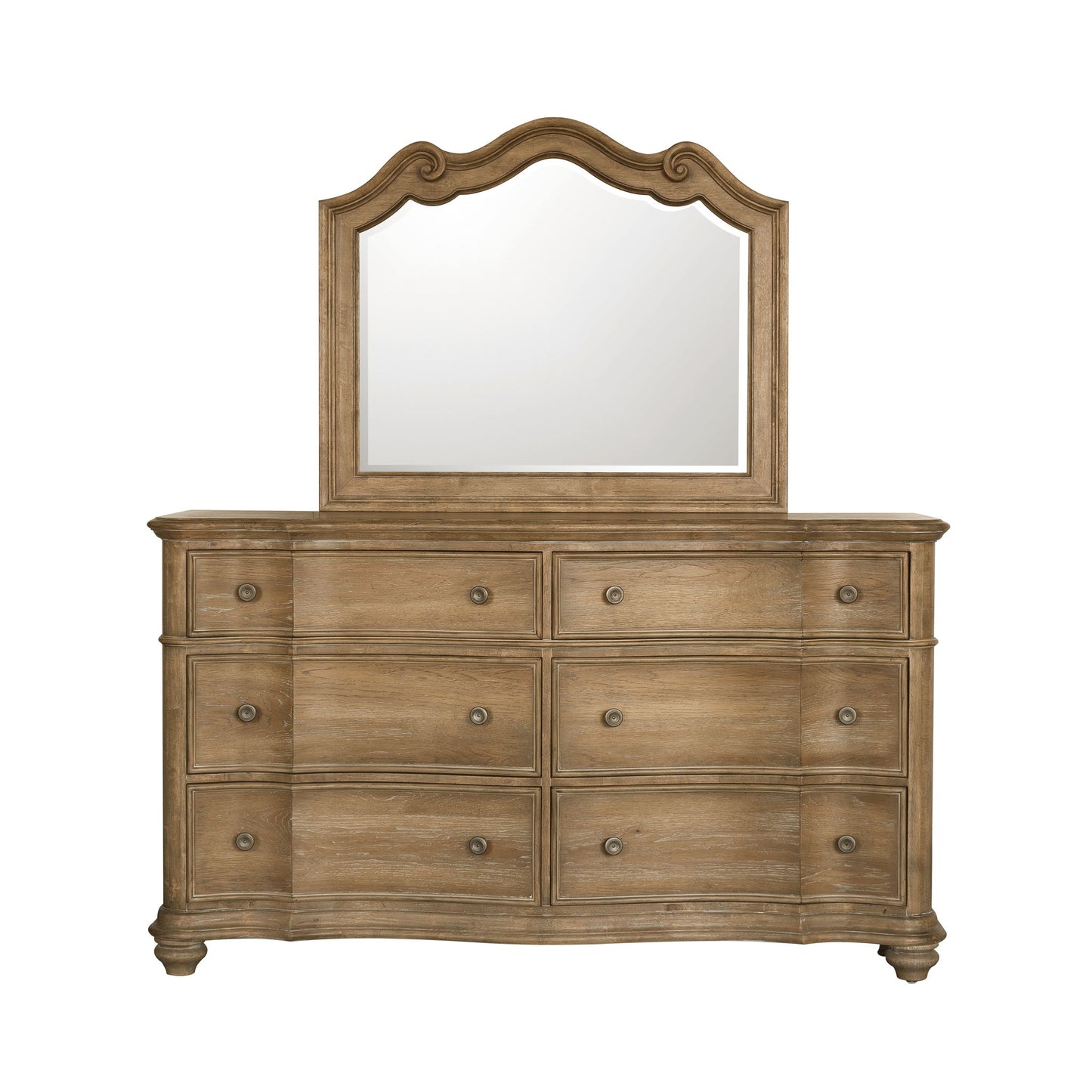 Weston Hills - Dresser Mirror - Flax Seed