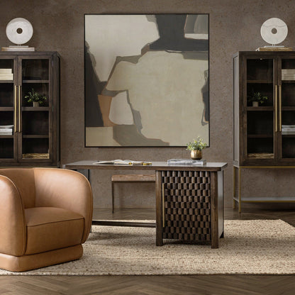 Norwood - Desk - Bark Brown