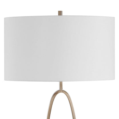 Tordin - Geometric Floor Lamp - Brass / Gold