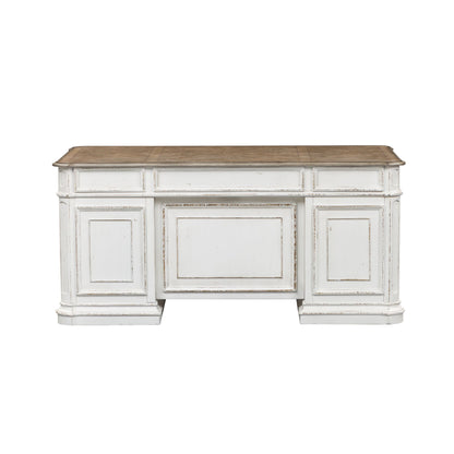 Magnolia Manor - Jr Executive Desk Top - Antique White