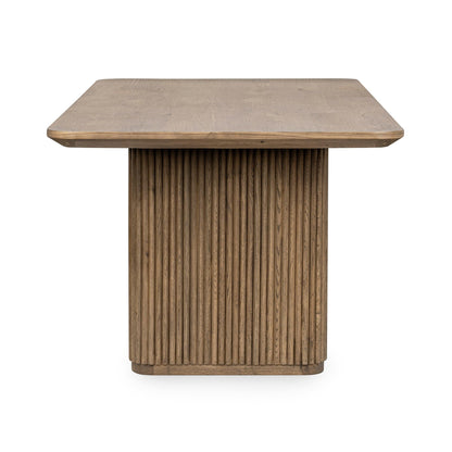Vander - Oak Wood 84" Dining Table