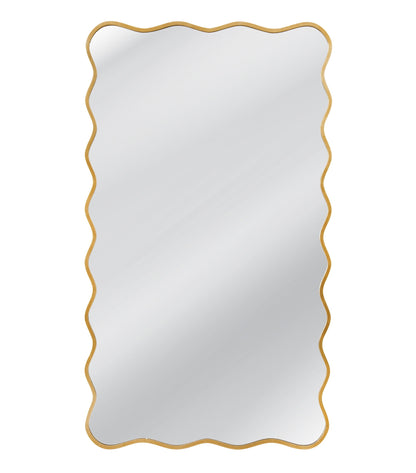 Freya - Floor Mirror - Antique Gold Leaf