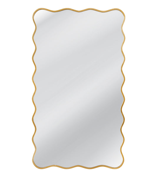 Freya - Floor Mirror - Antique Gold Leaf