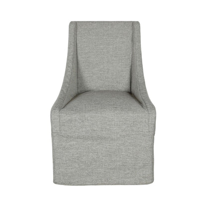 Warwick - Upholstered Rolling Dining Chair