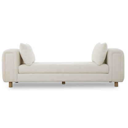 Repose - Oversized Ivory Bench