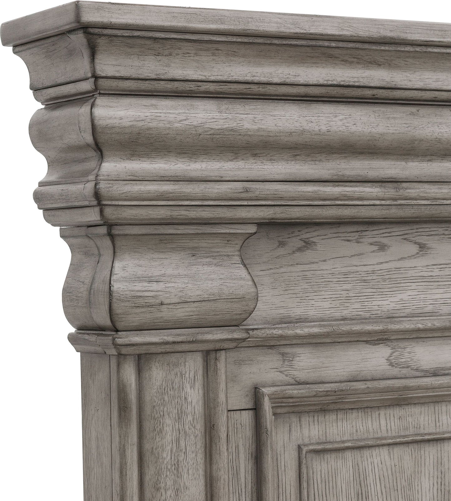 Madison Ridge - Queen Panel Bed With Blanket Chest Footboard - Heritage Taupe