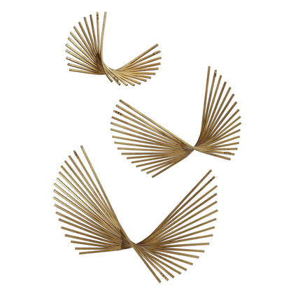 Coreograph - Antique Wall Decor (Set of 3) - Gold