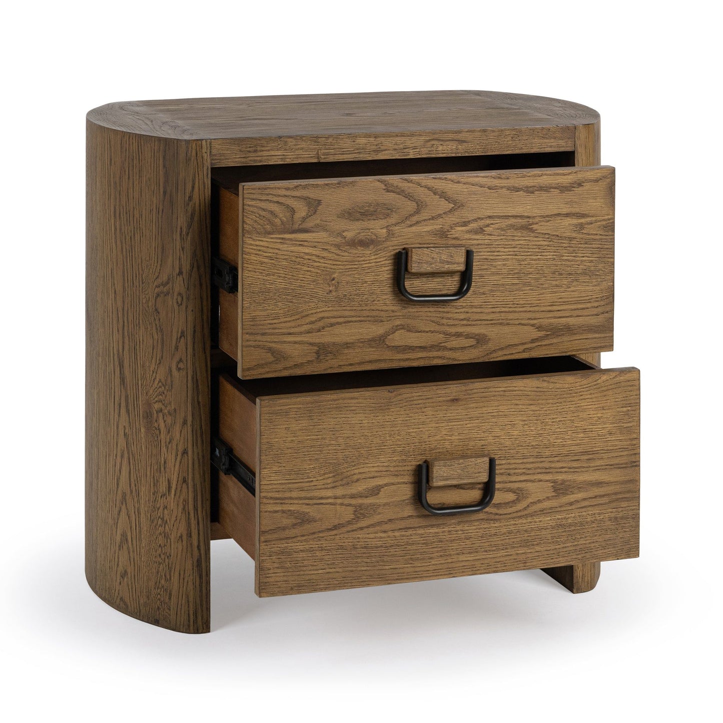 Kyrie - 2 Drawer Nightstand - Tawny Brown
