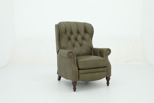 Kendall - Recliner Push Thru The Arm - Oasis-Olive