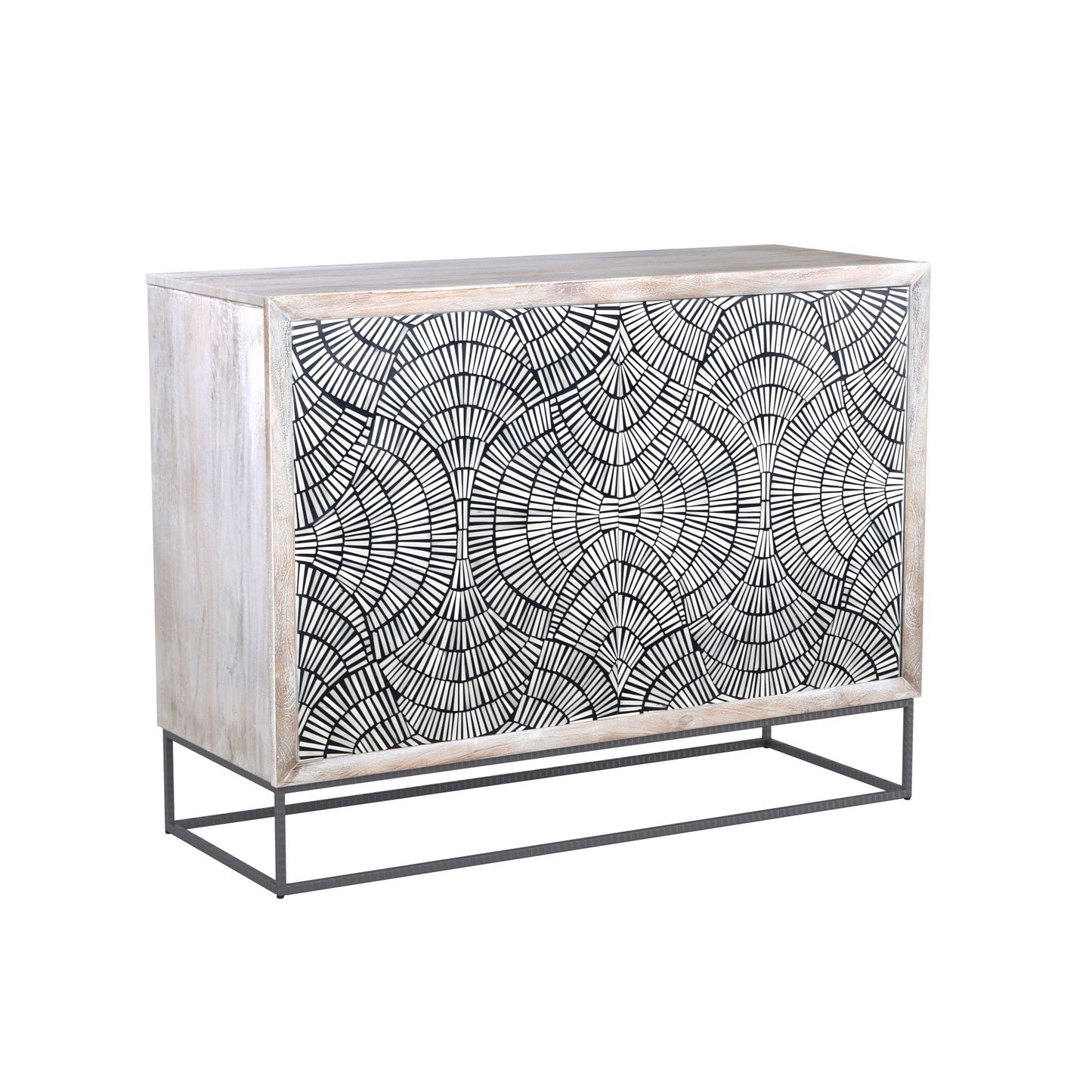 Magnolia - Bar Cabinet - Contrast Bone / White Wash Mango