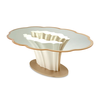 London Place - Entry Table - Creamy Pearl