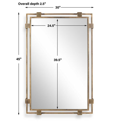 Elsher - Mirror - Vintage Gold