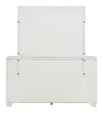 Camila - Dresser and Mirror - Creamy White