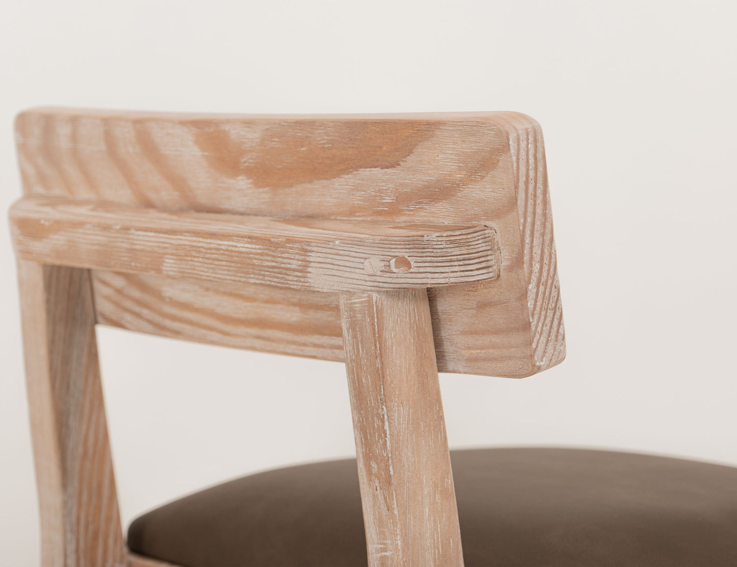 Balam - 30" Upholstered Barstool (Set of 2) - Light Brown / Dark Brown