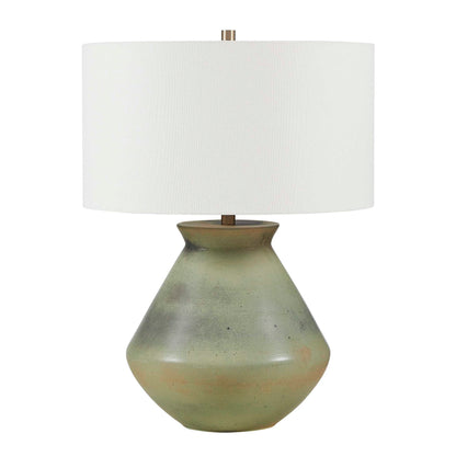 Natrone - Table Lamp - Brown,Gray,Green