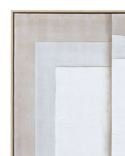 Fold II Canvas Art - Natural