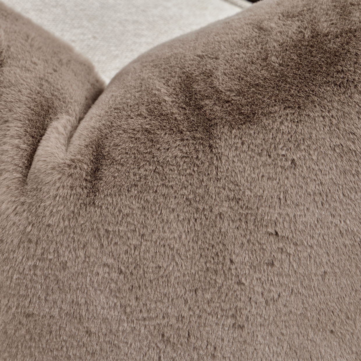 Camellia Field - Chenille Sofa - Linen / Warm Pecan