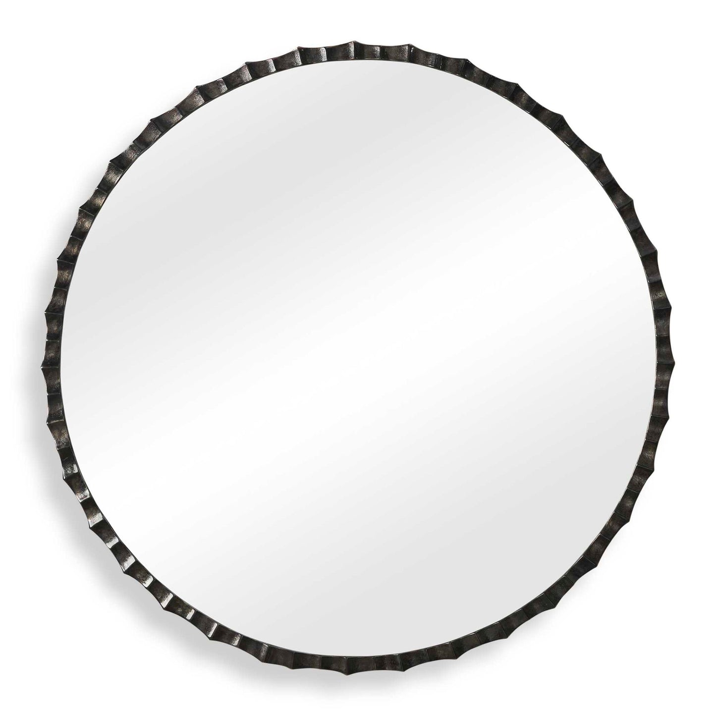 Grander - Round Mirror - Black / Gray