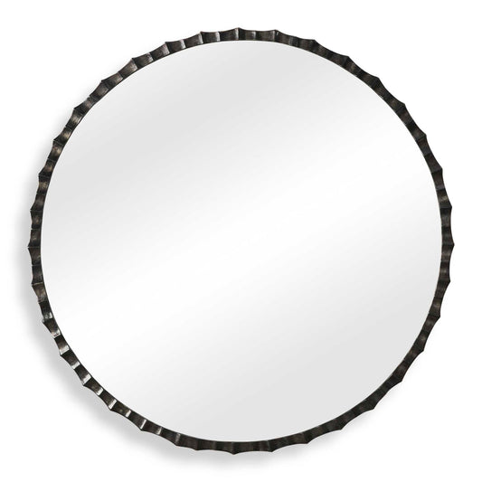 Grander - Round Mirror - Black / Gray
