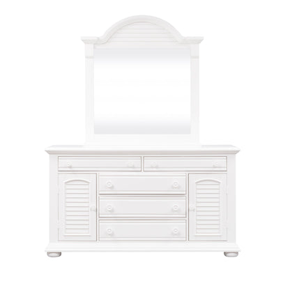 Summer House - 2 Door 5 Drawer Dresser - White