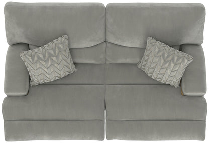 Renaldo - Power Sofa With Zero Gravity Recline - Stone