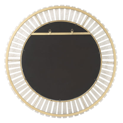 Denali - Textured Glass Round Mirror