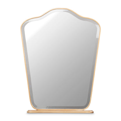 Camellia Field - Vanity Mirror - Gold