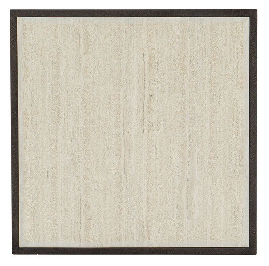 Melange - End Table - White