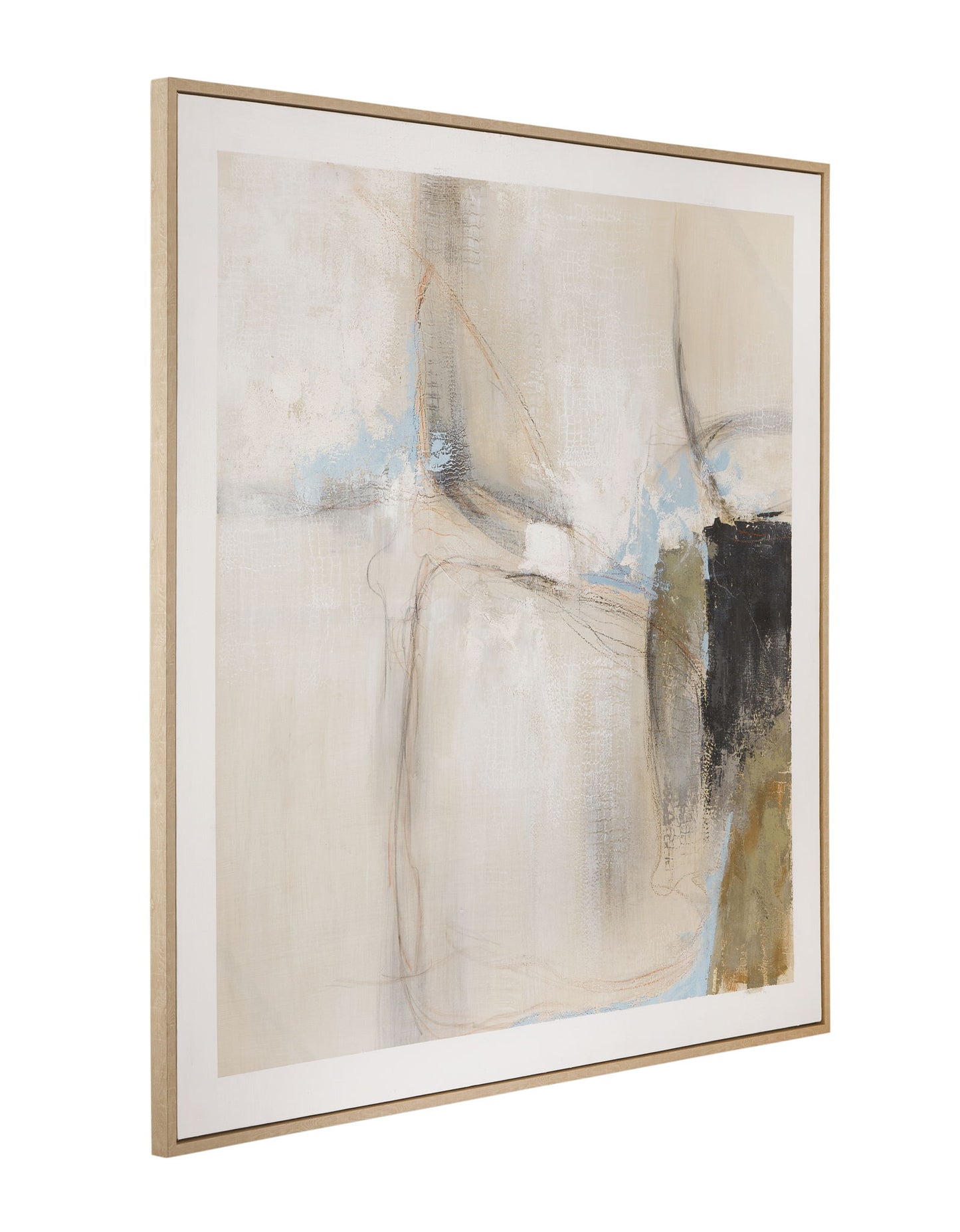 Framed Canvas Shifting Horizons - Natural