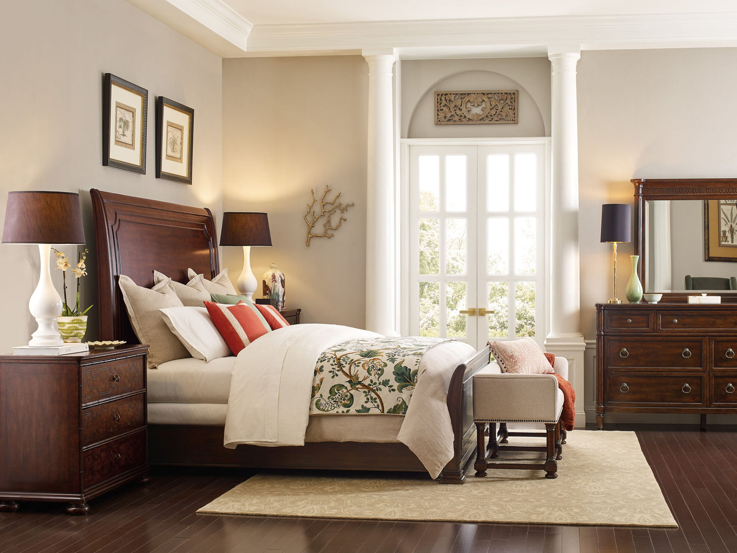 Charleston - Bed Bench - Dark Brown