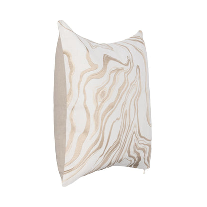 Drift - 22" x 22" Pillow - Ivory / Natural