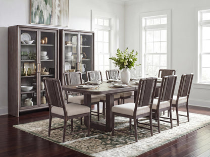 Maren - Double Pedestal Dining Table With Leaf