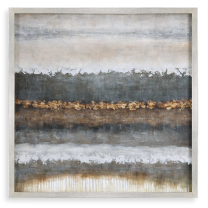 Layers - Landscape Art - Pearl Silver
