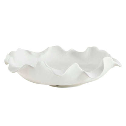 Wave Crest - Outdoor Bowl - White
