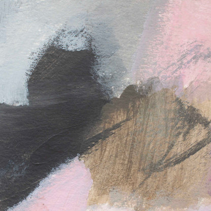 Process - Framed Abstract Art - Black / Gold / Gray / Green / Pink / Purple / White