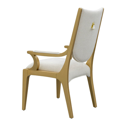 Scotts Square - Dining Arm Chair - Light Champagne