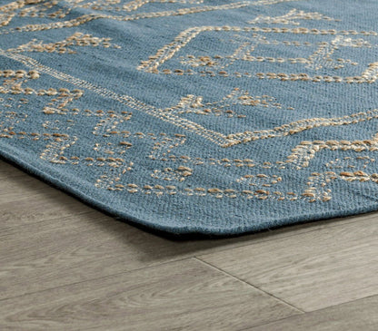 Comporta - 2' x 3' Lagos Rug - Blue / Natural