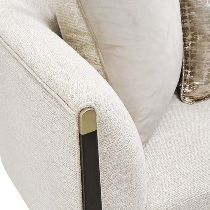 Paris Chic - Loveseat - Cremini / Espresso