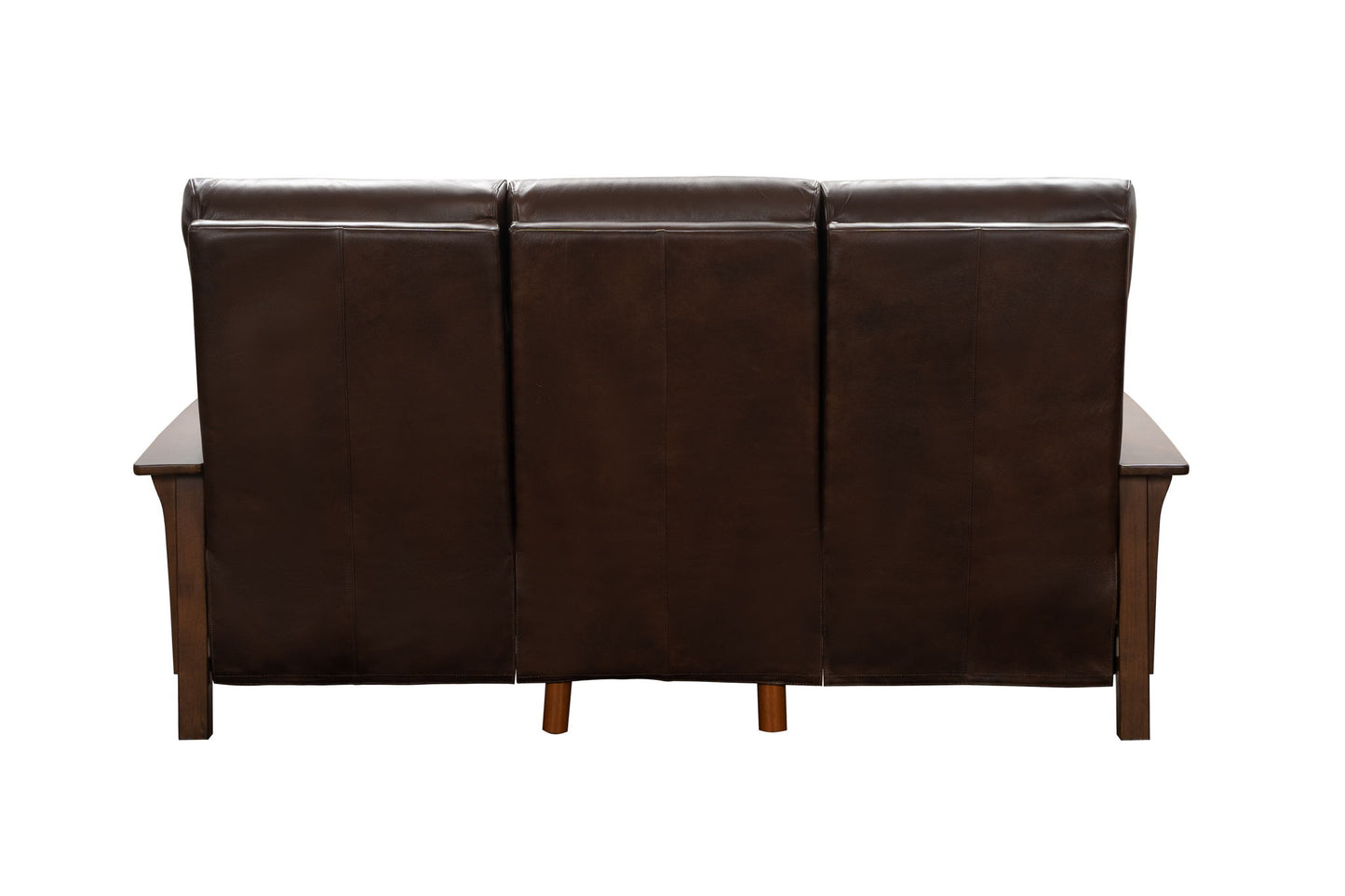 Artisan - Sofa-Recliner With Power, Power Headrest - Dark Brown