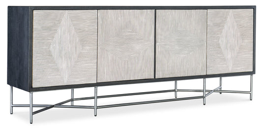 Commerce And Market - Fine Lines Credenza - Dark Gray