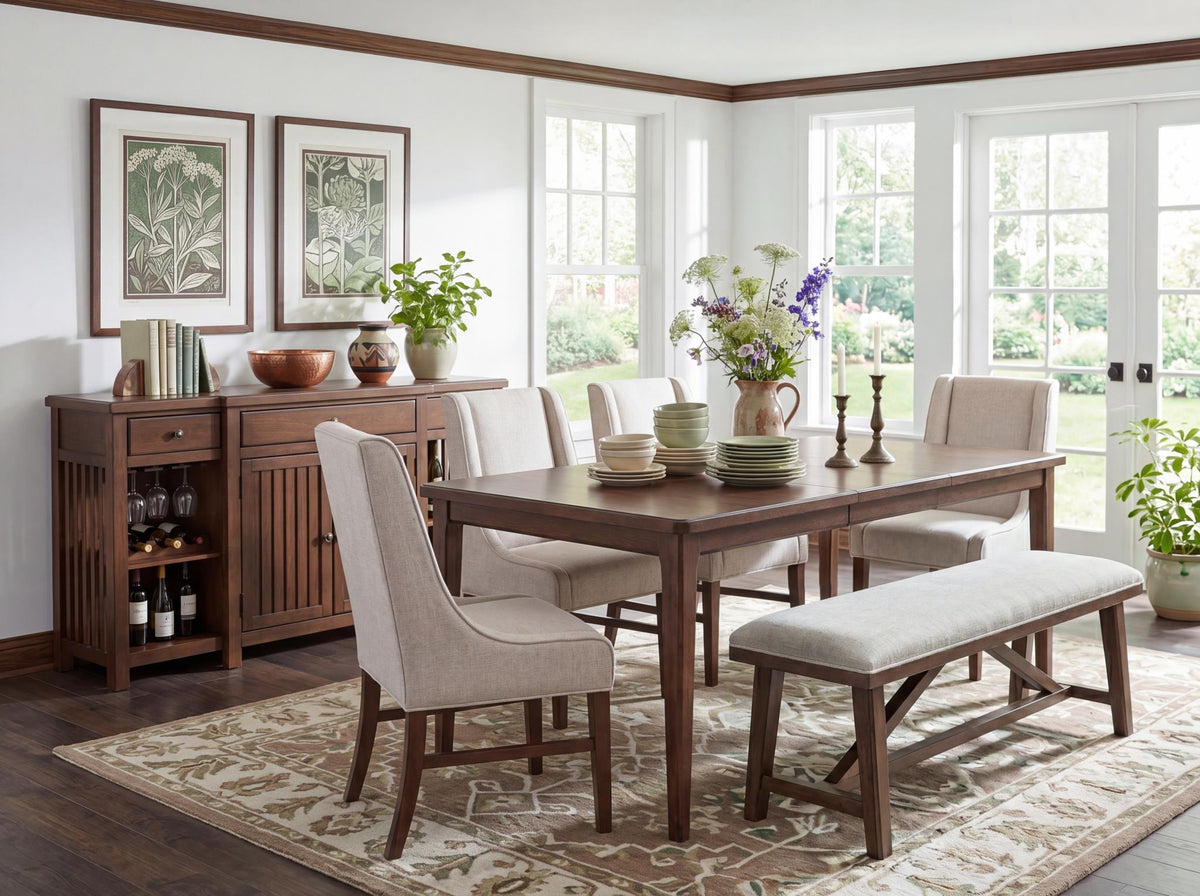 Langley - Leg Table - Fawn