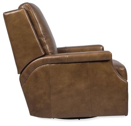 RC - Collier Power Swivel Glider Recliner - Brown