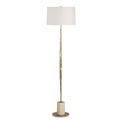Halen - Brass Floor Lamp - Brass,Gold