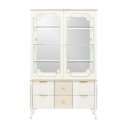 La Marisia - Display Cabinet - Creamy Pearl