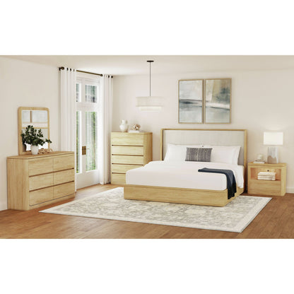 Rosalie - Nightstand With USB And LED