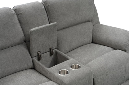 Hooper - Console Loveseat, Manual Recline