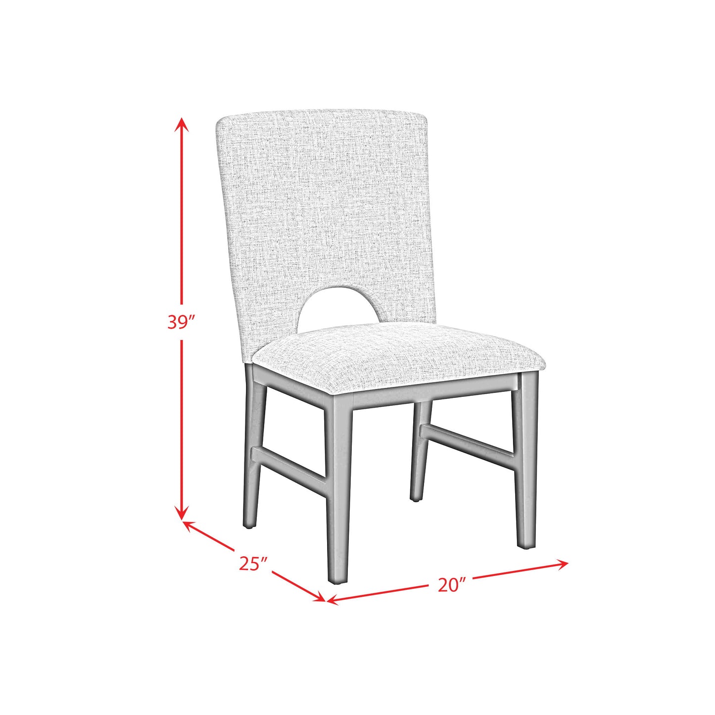 Oregon - 5 Piece Standard Height Dining Set (Round Table And Four Chairs)