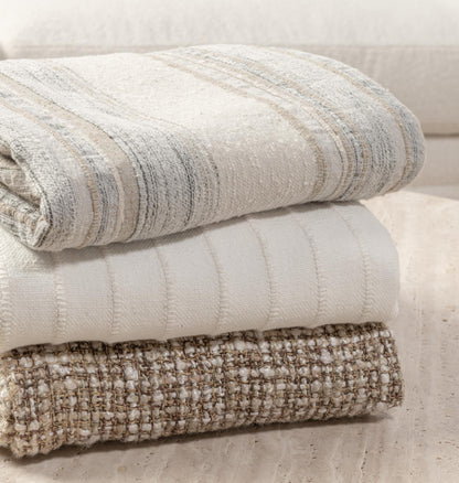 Rockport - 50" x 70" Throw - Ivory Multi