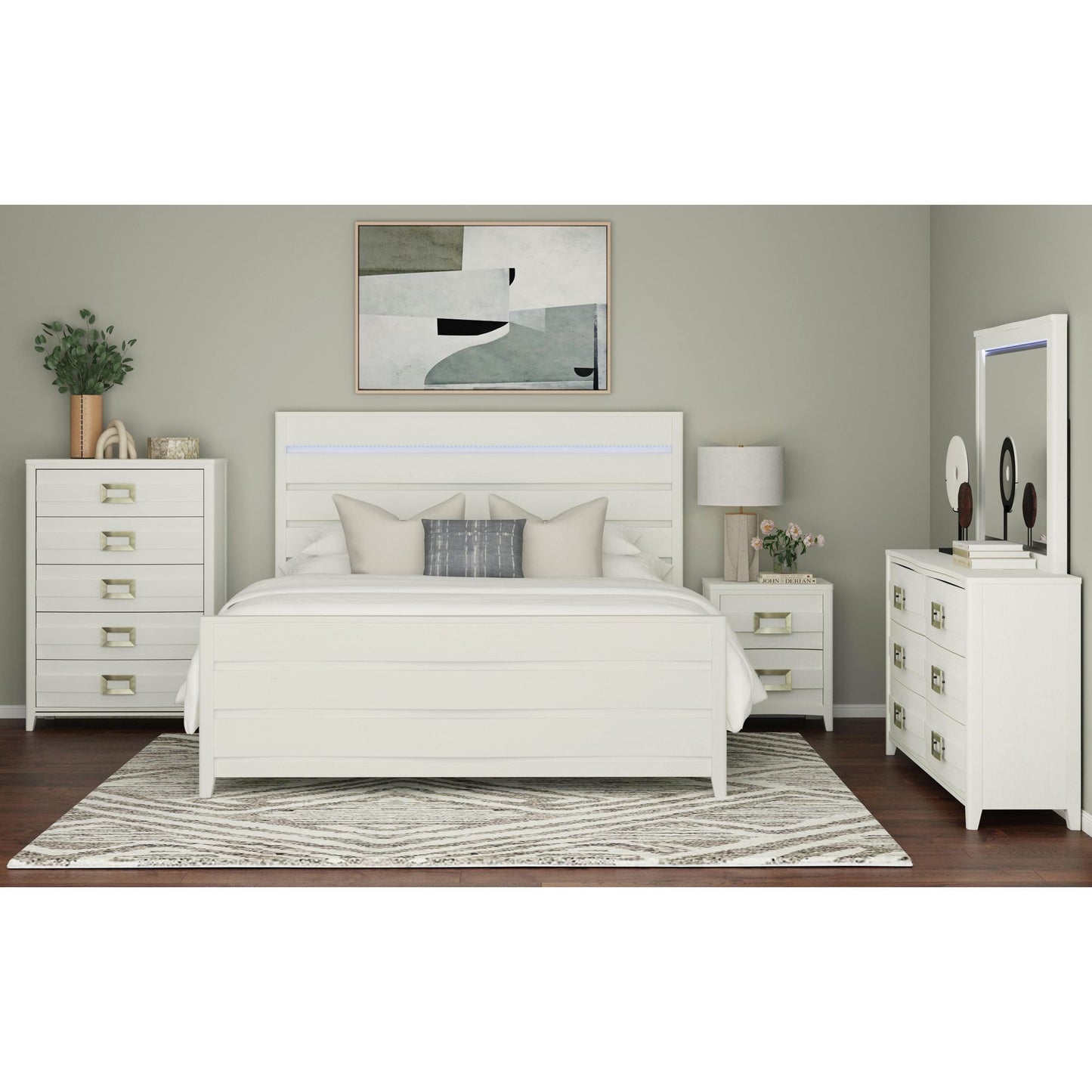 Tobias - Bedroom Set With LED